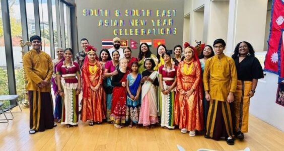 Cultural performance by Nepalese young girls