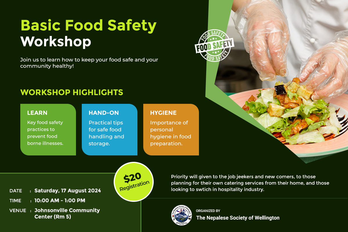 Basic Food Safety Workshop Basic Food Safety Workshop